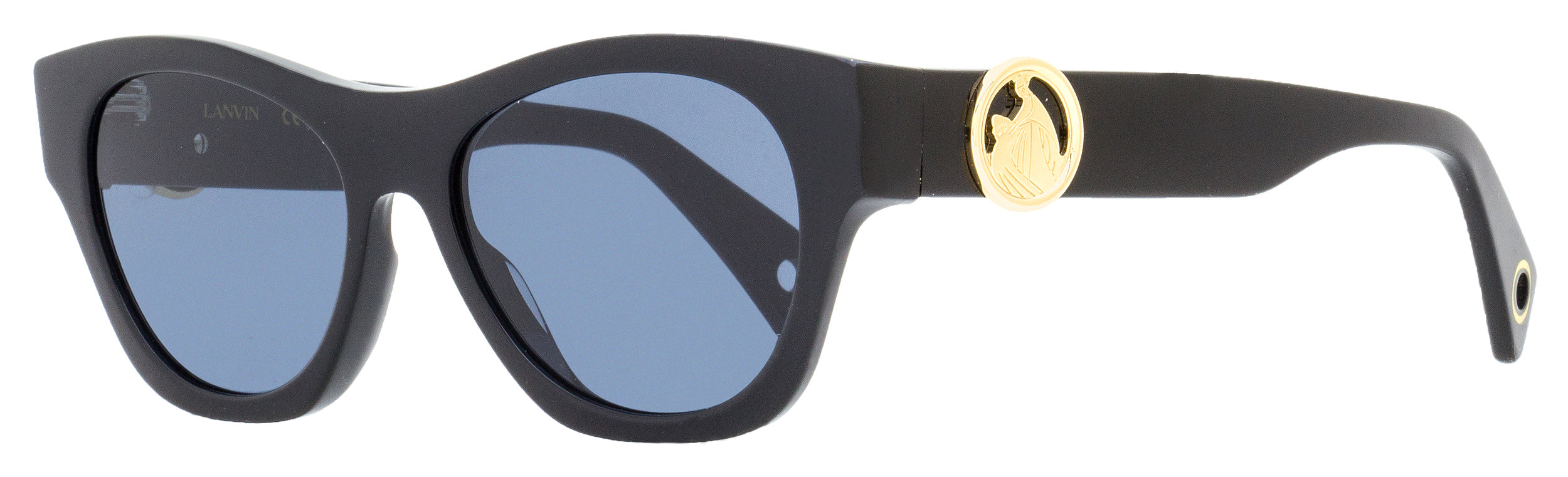 Lanvin LNV604S Mother & Child Logo Sunglasses — Black, view 2