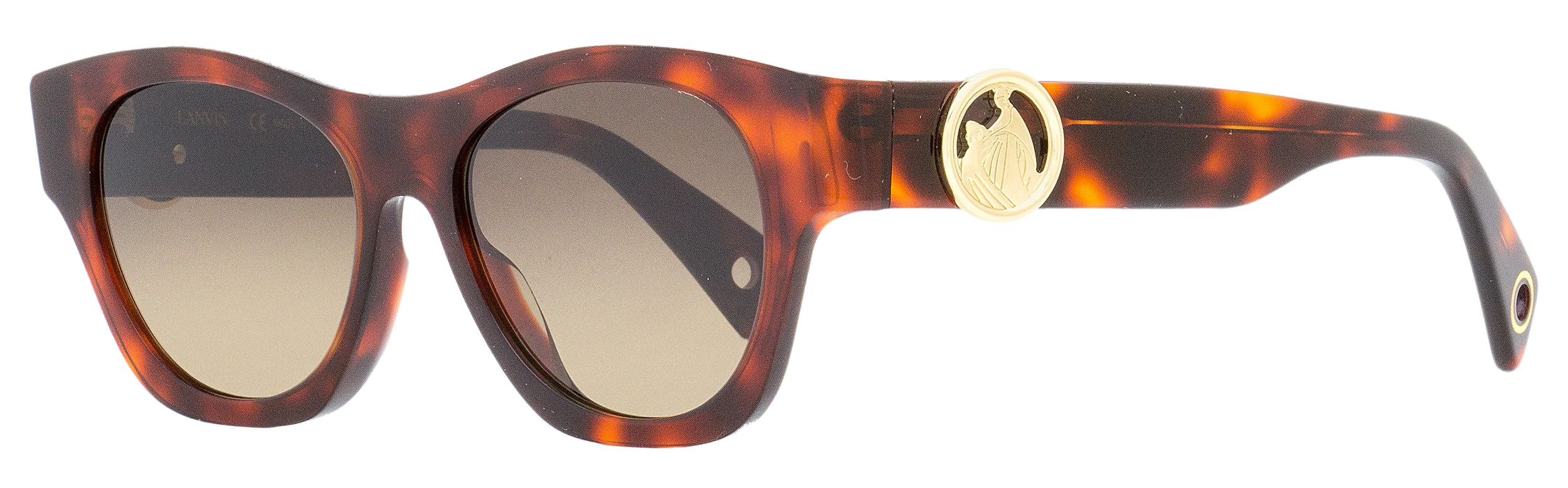 Lanvin LNV604S Mother & Child Logo Sunglasses — Red Havana by Lanvin