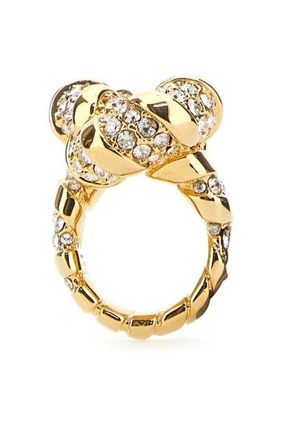Lanvin Crystal Ring — Gold by Lanvin