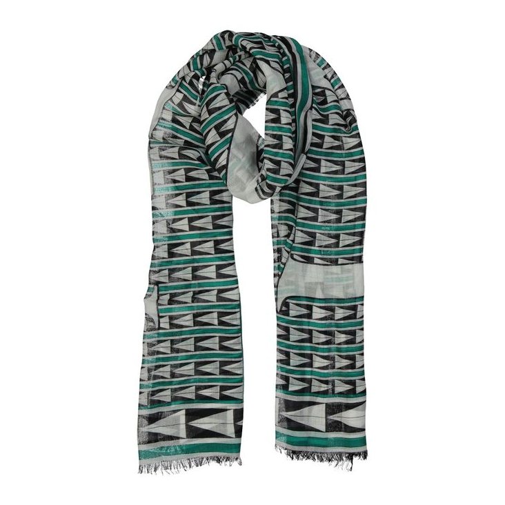 Lanvin Bicolor Wool Scarf — Multicolor, view 2