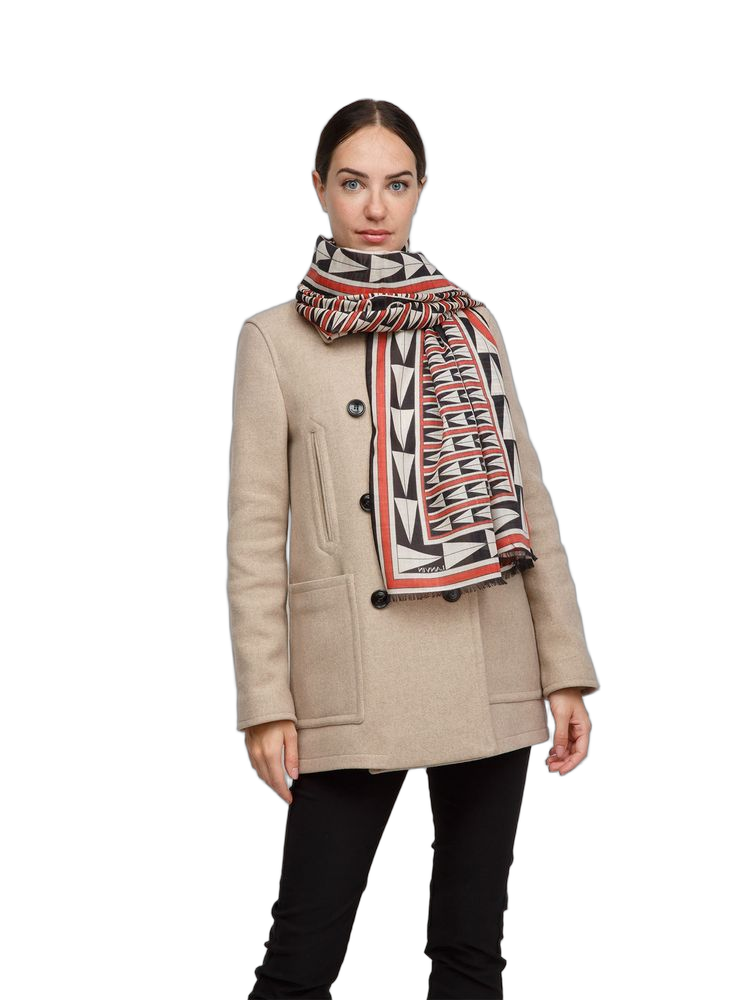 Lanvin Wool Scarf — Red by Lanvin