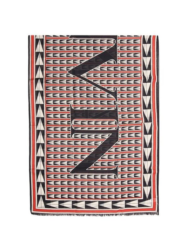 Lanvin Wool Scarf — Red, view 3
