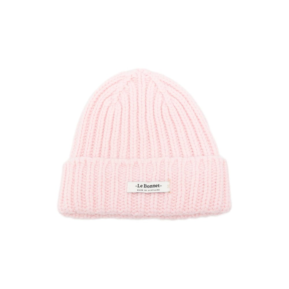 Le Bonnet LBL-017 Ribbed Wool Beanie — Pink by Le Bonnet