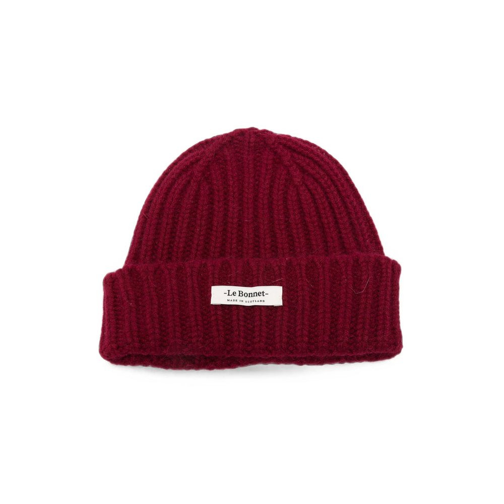 Le Bonnet LBL-026 Ribbed Lambswool Beanie — Red by Le Bonnet