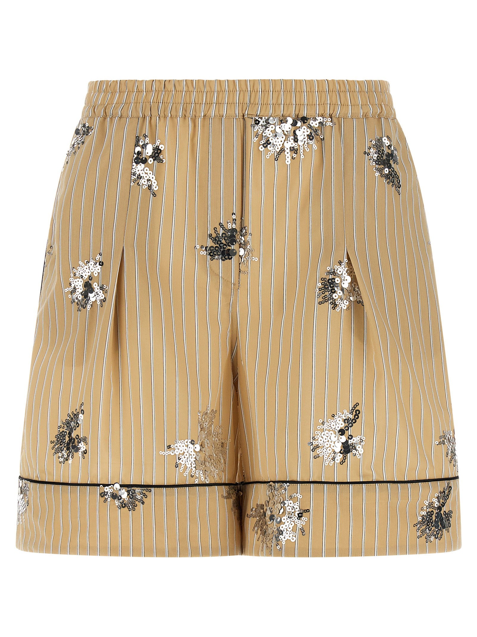 Le Twins Sole Bermuda Shorts — Beige by Le Twins