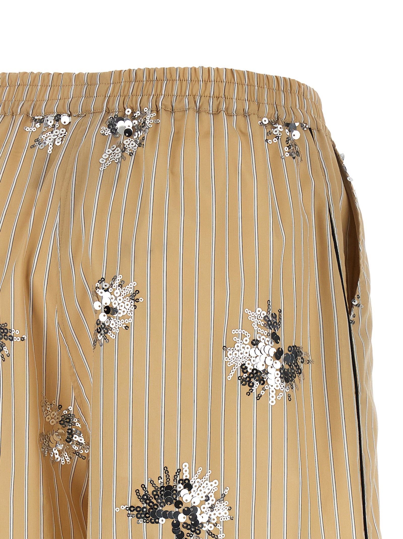 Le Twins Sole Bermuda Shorts — Beige, view 5