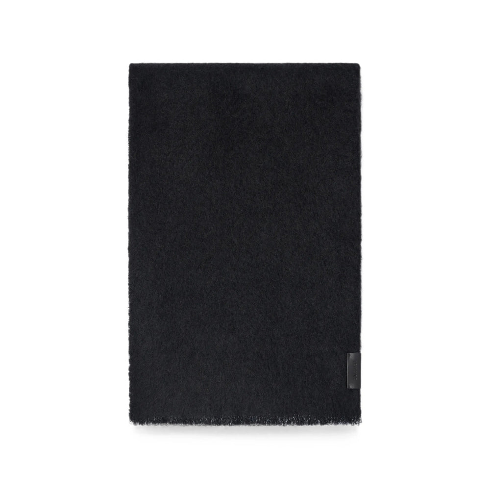 Lemaire Alpaca Wool Blend Scarf — Black by Lemaire
