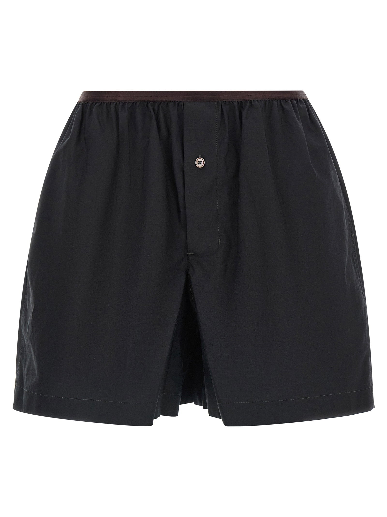 Lemaire Lightweight Cotton Boxer Shorts — Black by Lemaire