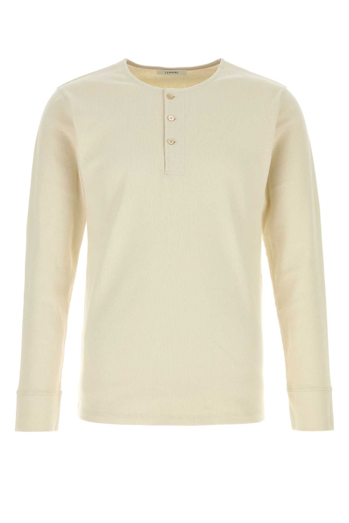 Lemaire Sleeve Henley — White by Lemaire