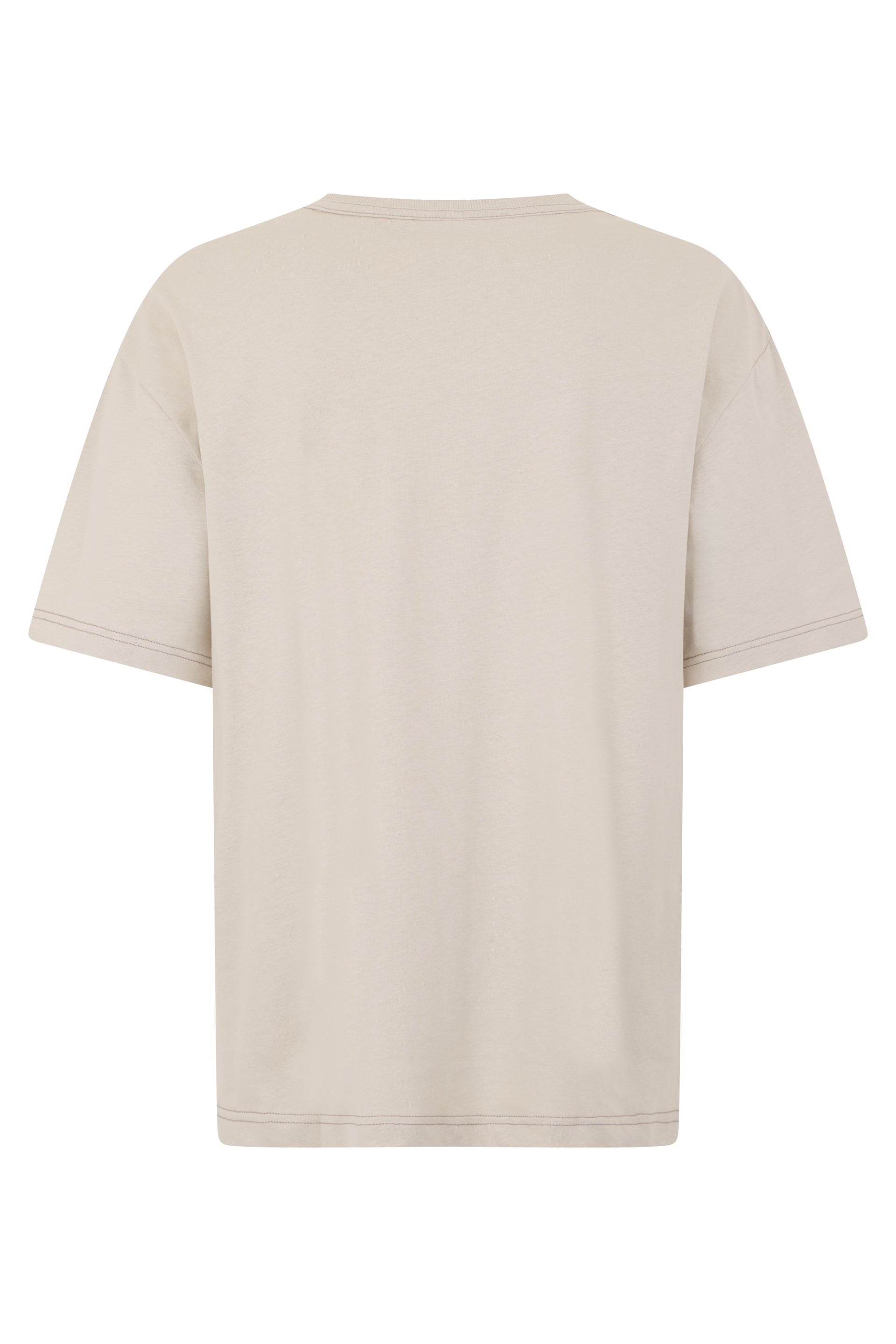 Lemaire Cotton-Linen T-Shirt — Beige, view 2