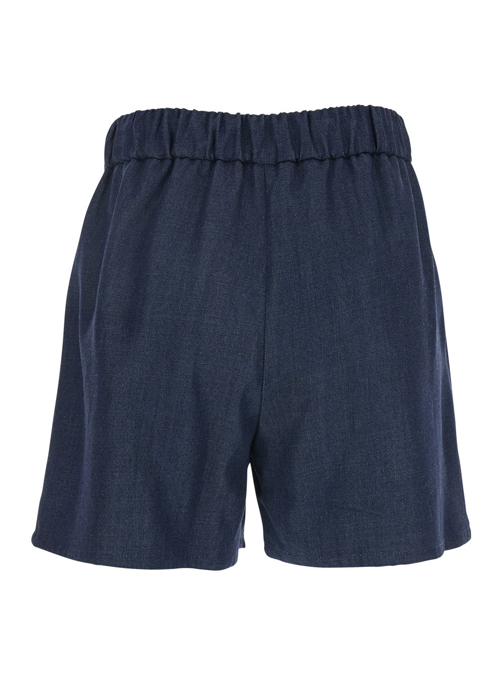 Leplain Tencel Tech Fabric with Drawstring Bermuda Shorts — Navy, view 2