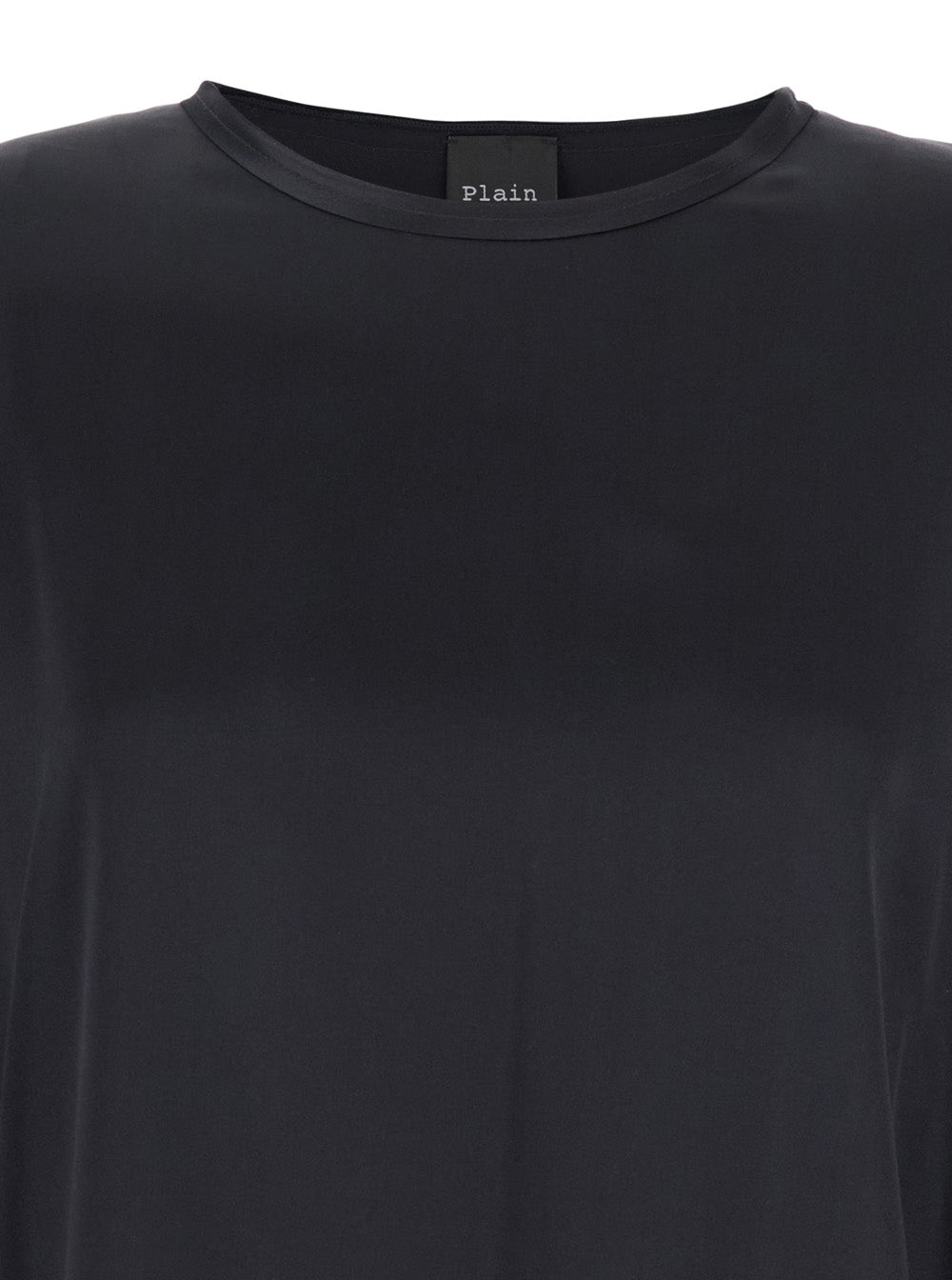 Leplain Silk Long-Sleeve Blouse — Black by Leplain
