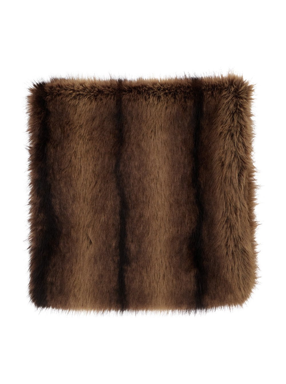 Leplain Eco-Fur Scarf — Brown by Leplain