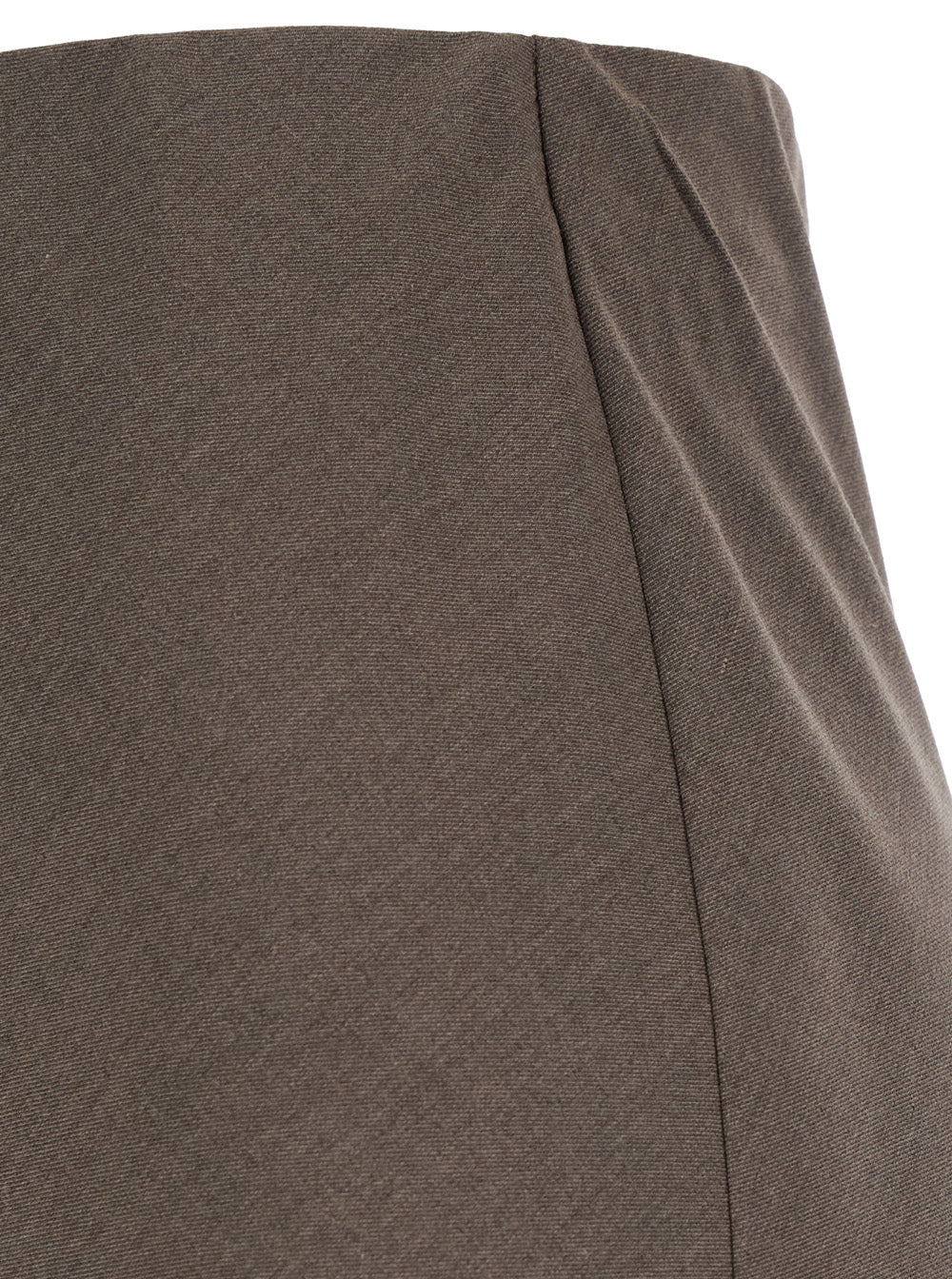 Leplain Side-Hook A-Line Maxi Skirt — Gray, view 3