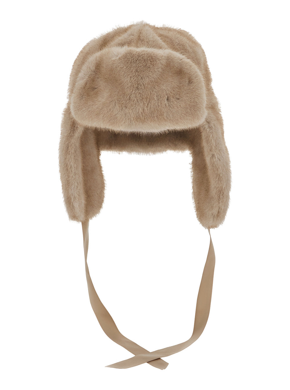 Leplain YLVAM Fur Winter Hat — Beige by Leplain