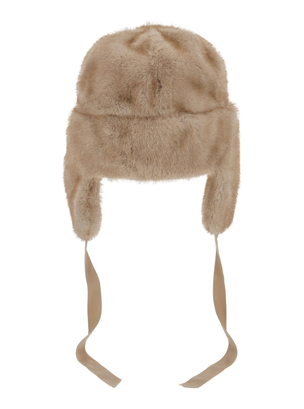 Leplain YLVAM Fur Winter Hat — Beige, view 2