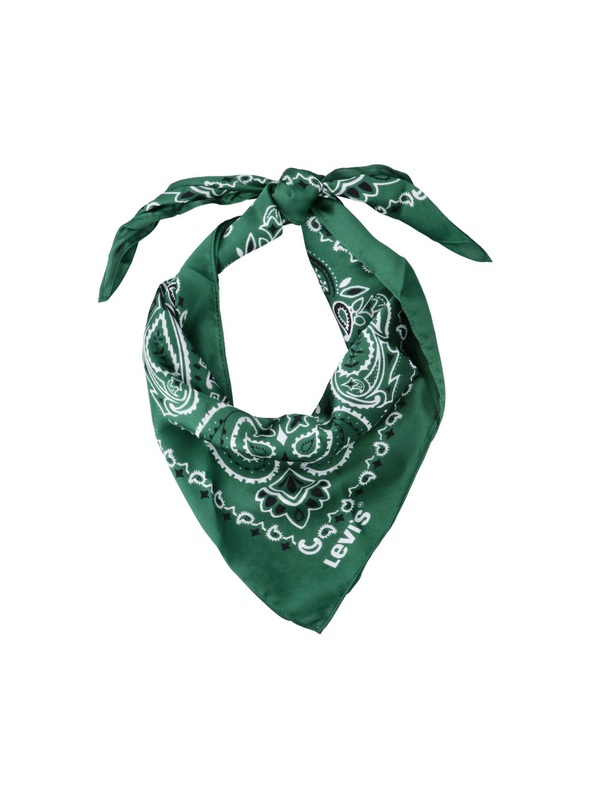Levi'S Strauss Paisley Bandana Scarf — Green by Levi's Strauss