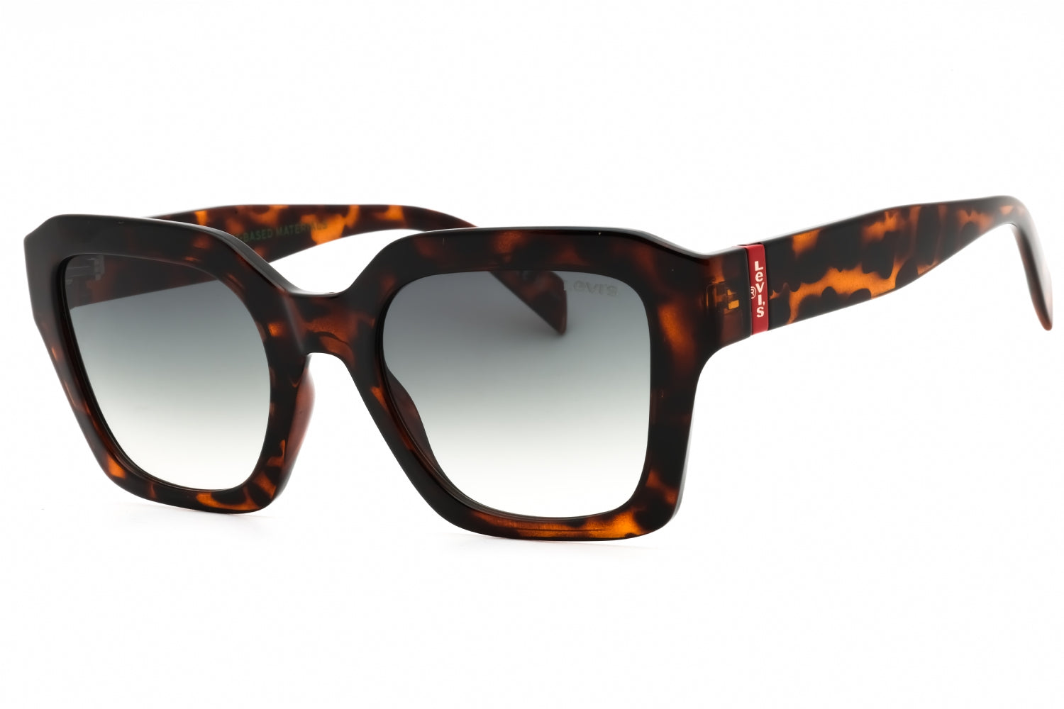 Levis LV1027S Tortoiseshell Rectangular Sunglasses — Brown by Levis