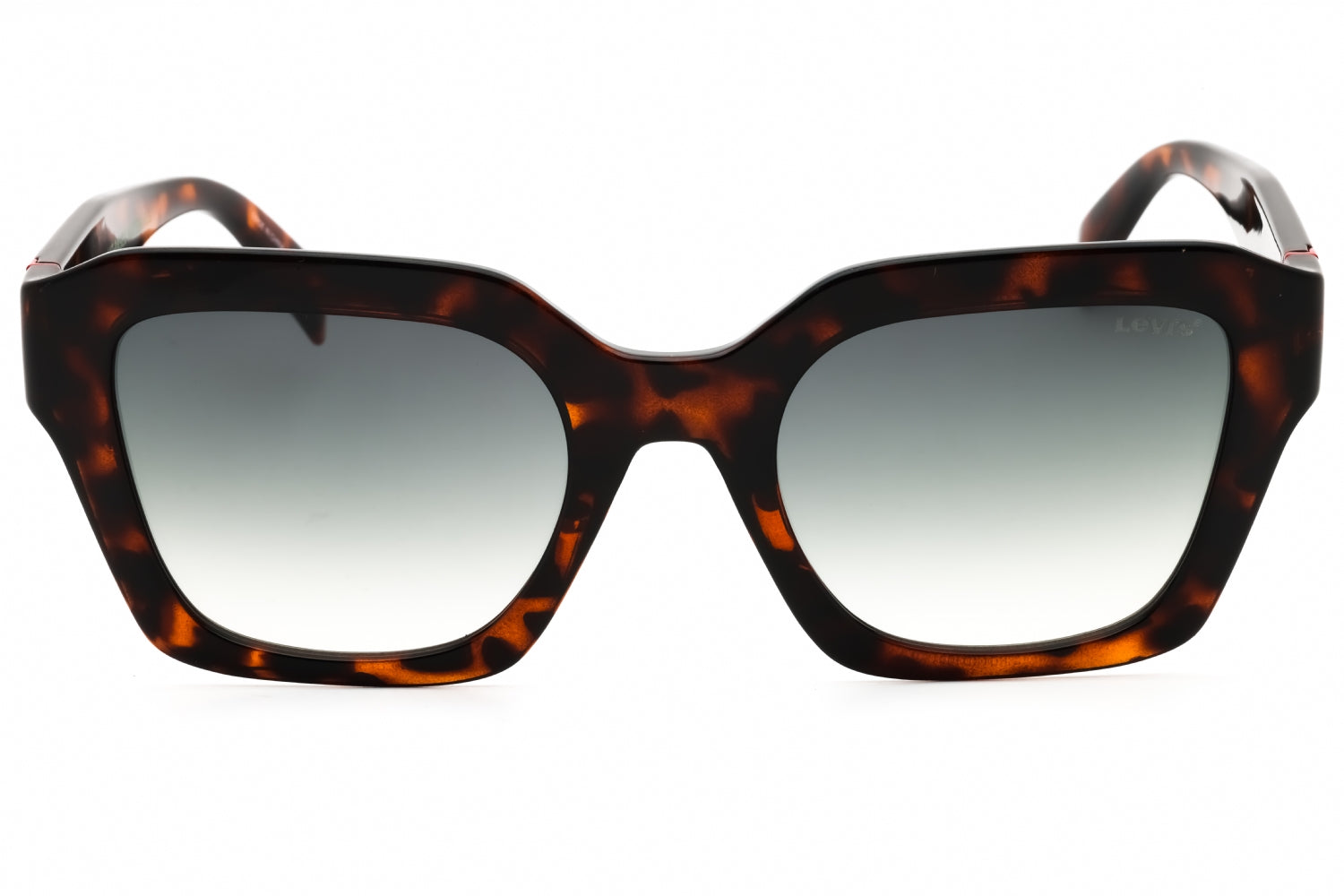 Levis LV1027S Tortoiseshell Rectangular Sunglasses — Brown, view 2