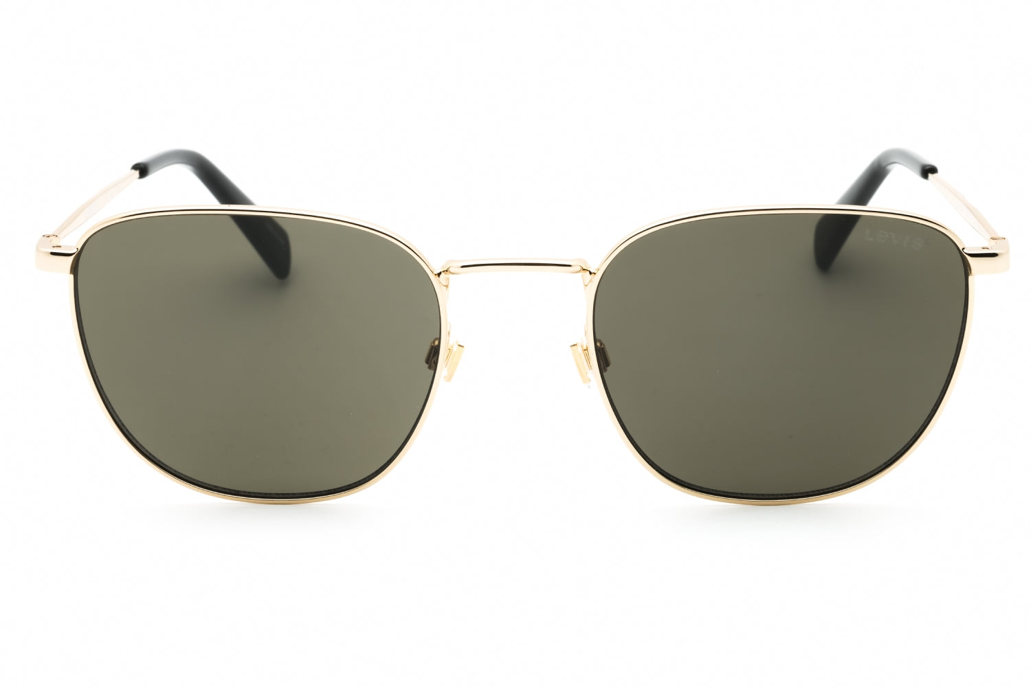 Levis LV1029S Metal Round-Frame Sunglasses — Gold, view 2