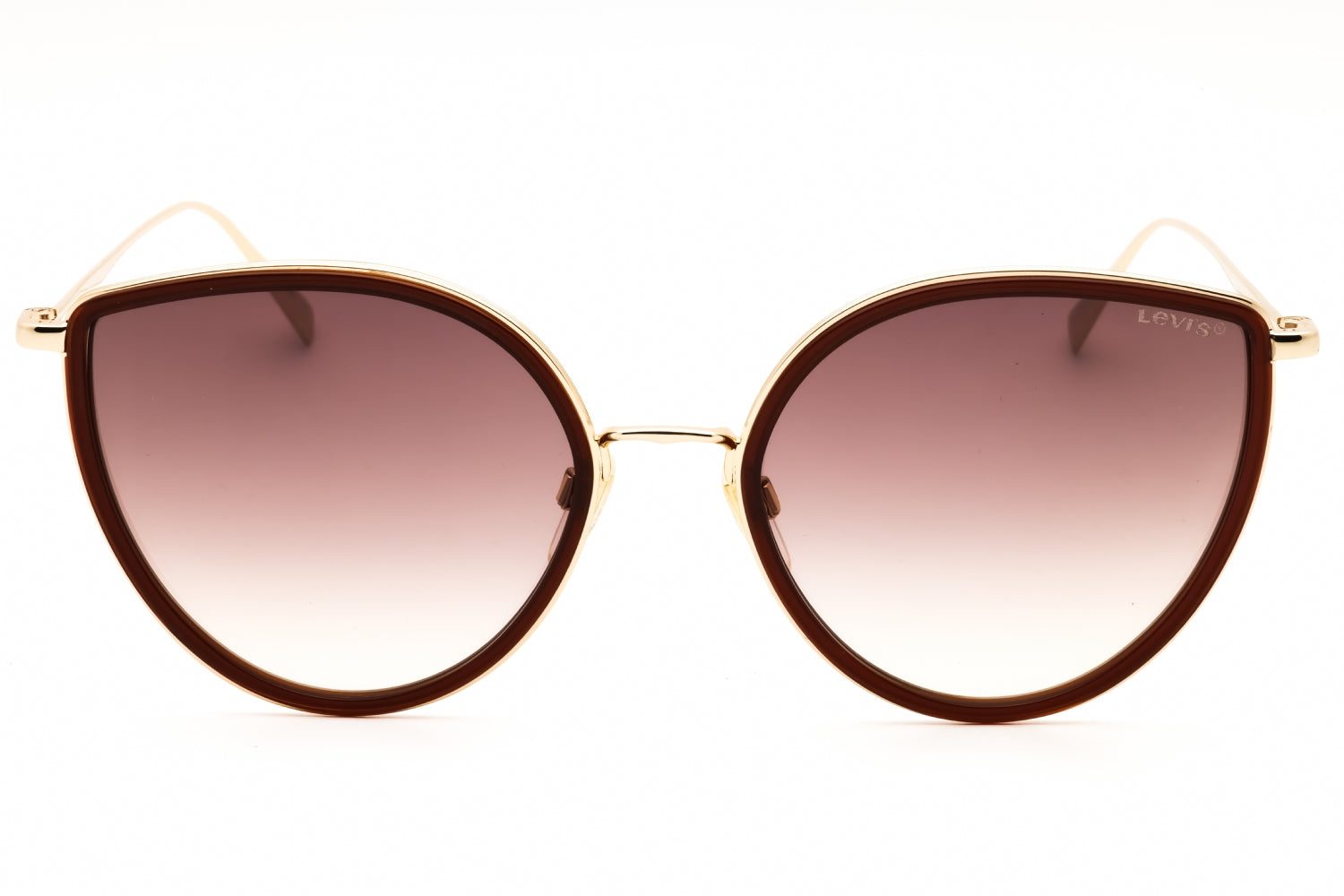 Levis LV5011S Cat-Eye Gradient Sunglasses — Brown, view 2
