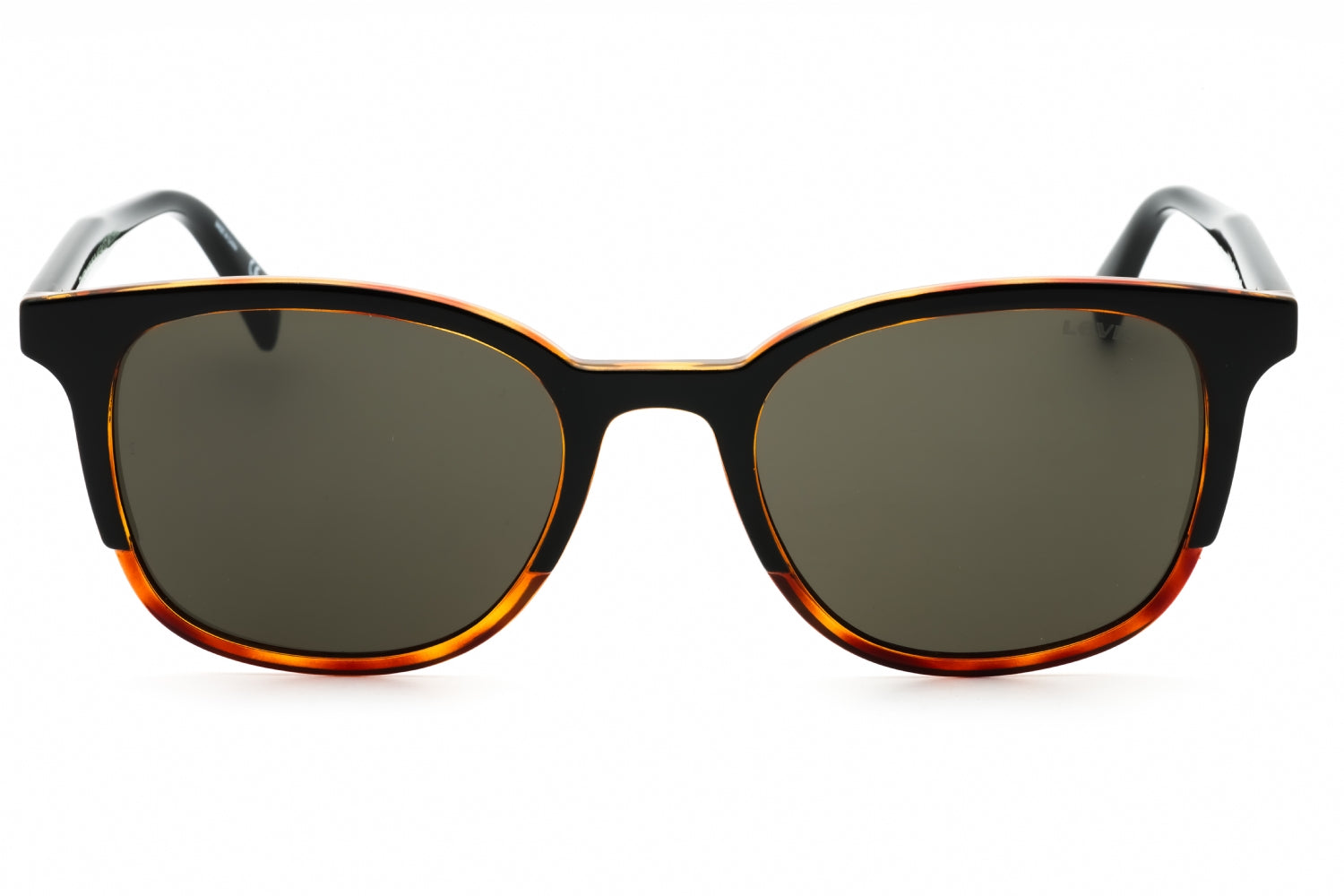 Levis LV5024S Rectangular Tortoiseshell Sunglasses — Brown, view 2