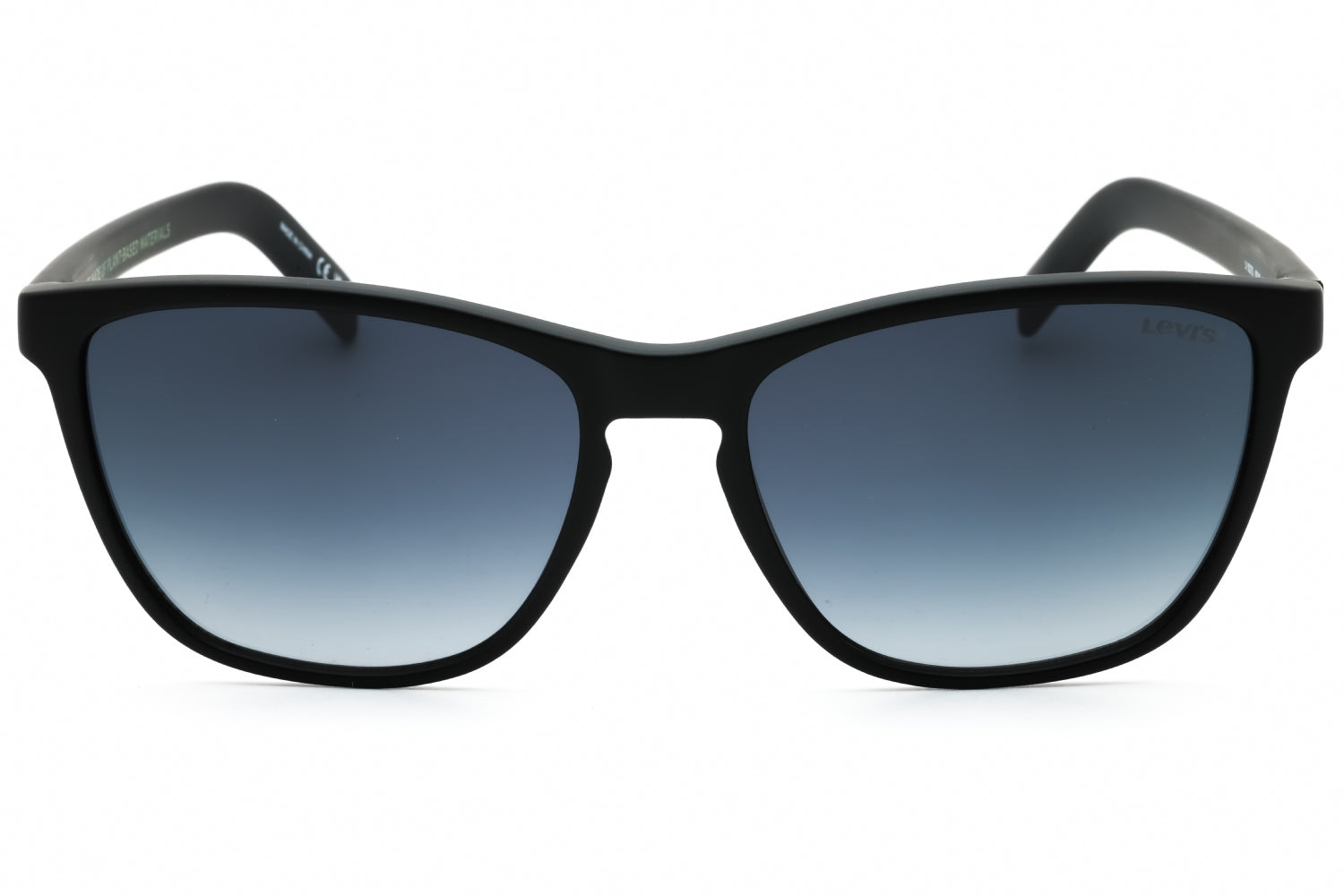 Levis LV5027S Rectangular Frame Sunglasses — Black, view 2