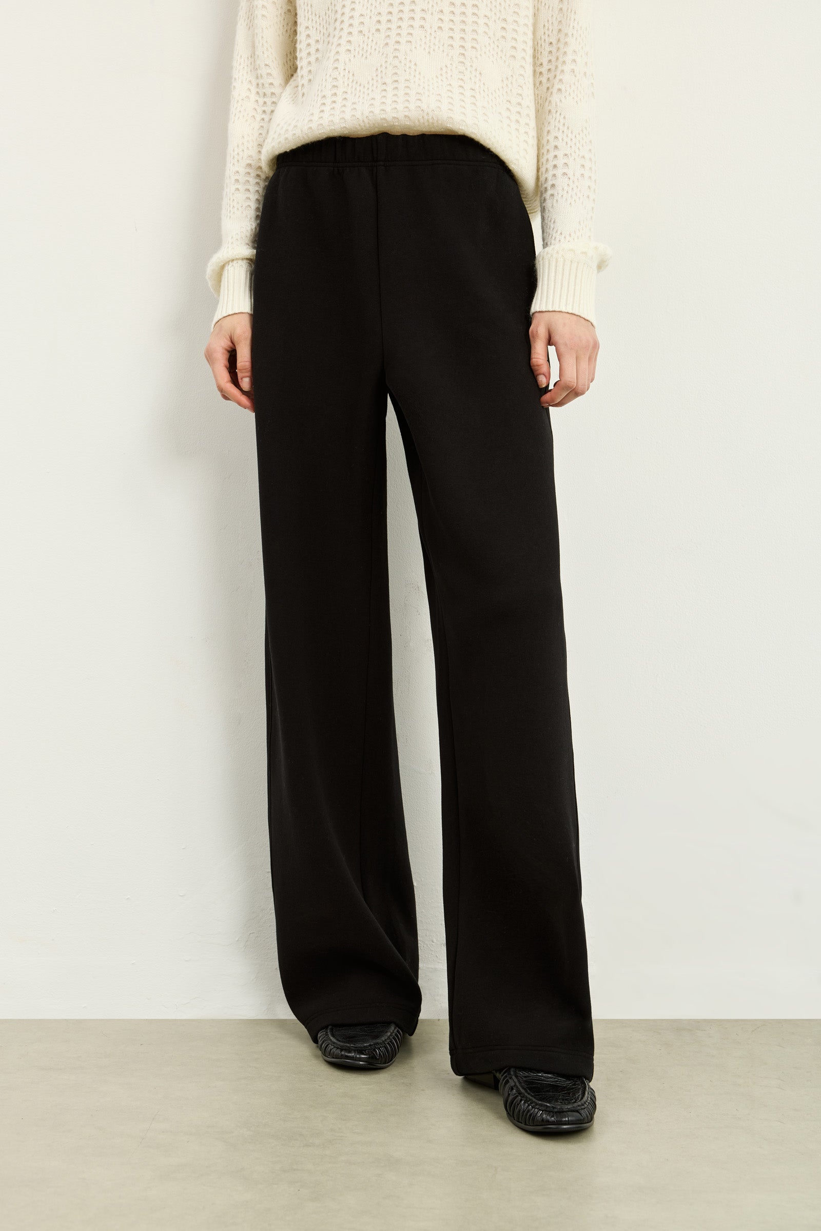 LILY Elastic-Waist Wide-Leg Pants, view 2