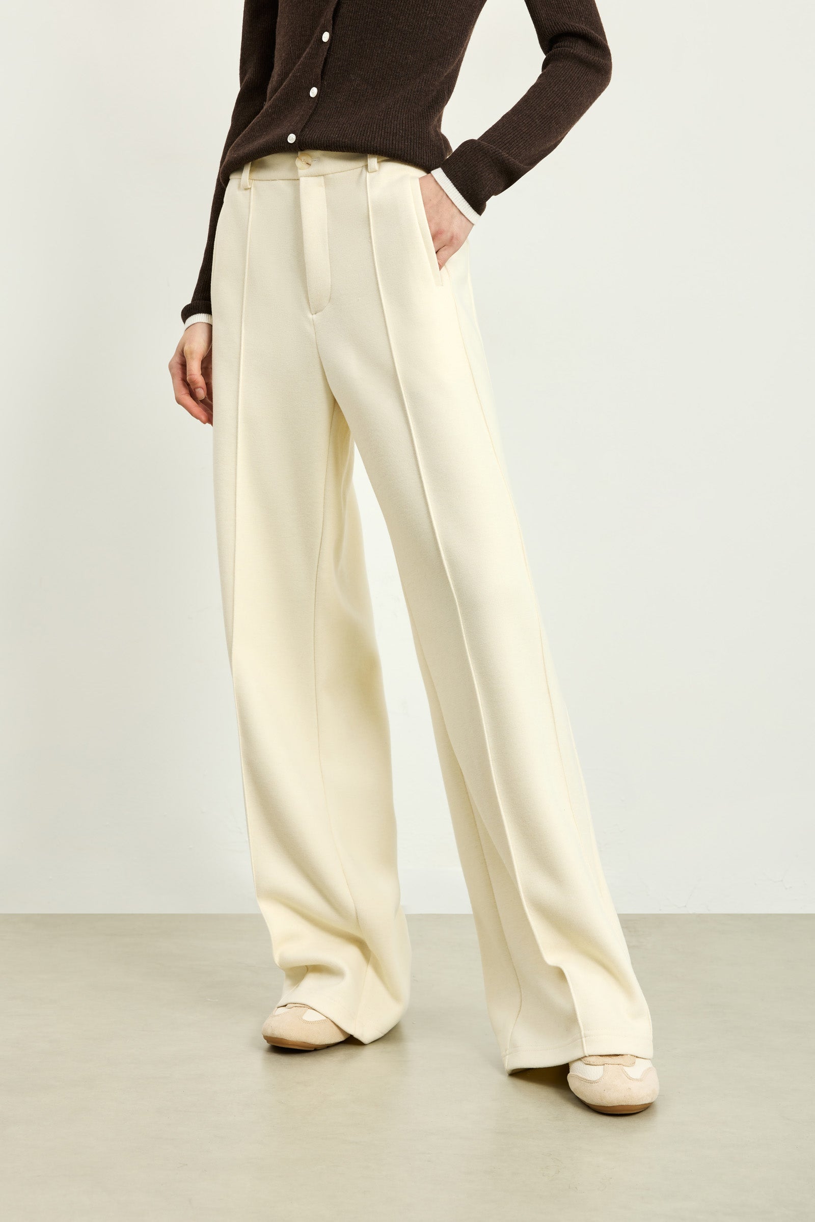 LILY Relaxed Straight-Leg Trousers, view 2