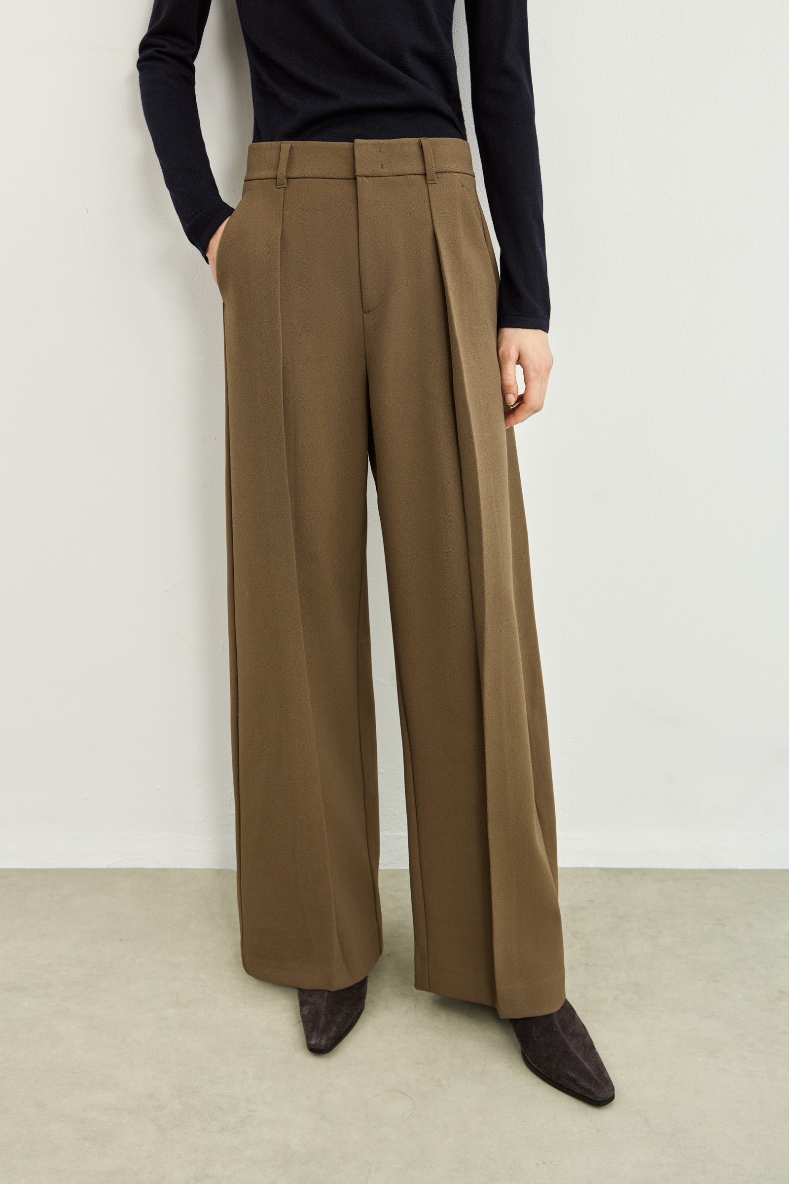 LILY Relaxed Wide-Leg Pants by LILY STUDIO