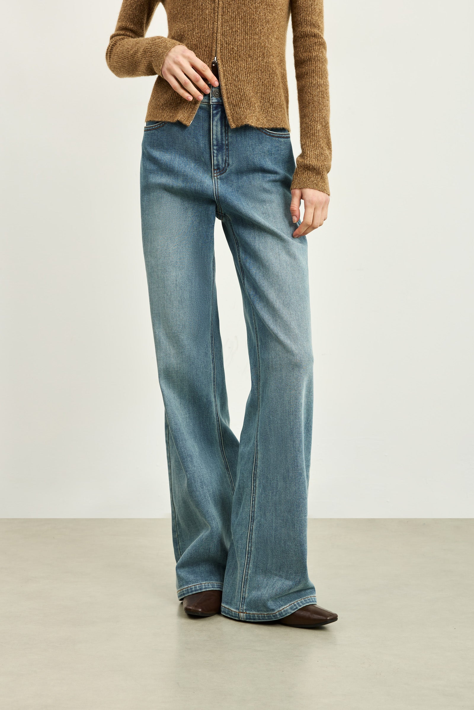 LILY Stretch Straight-Leg Jeans by LILY STUDIO