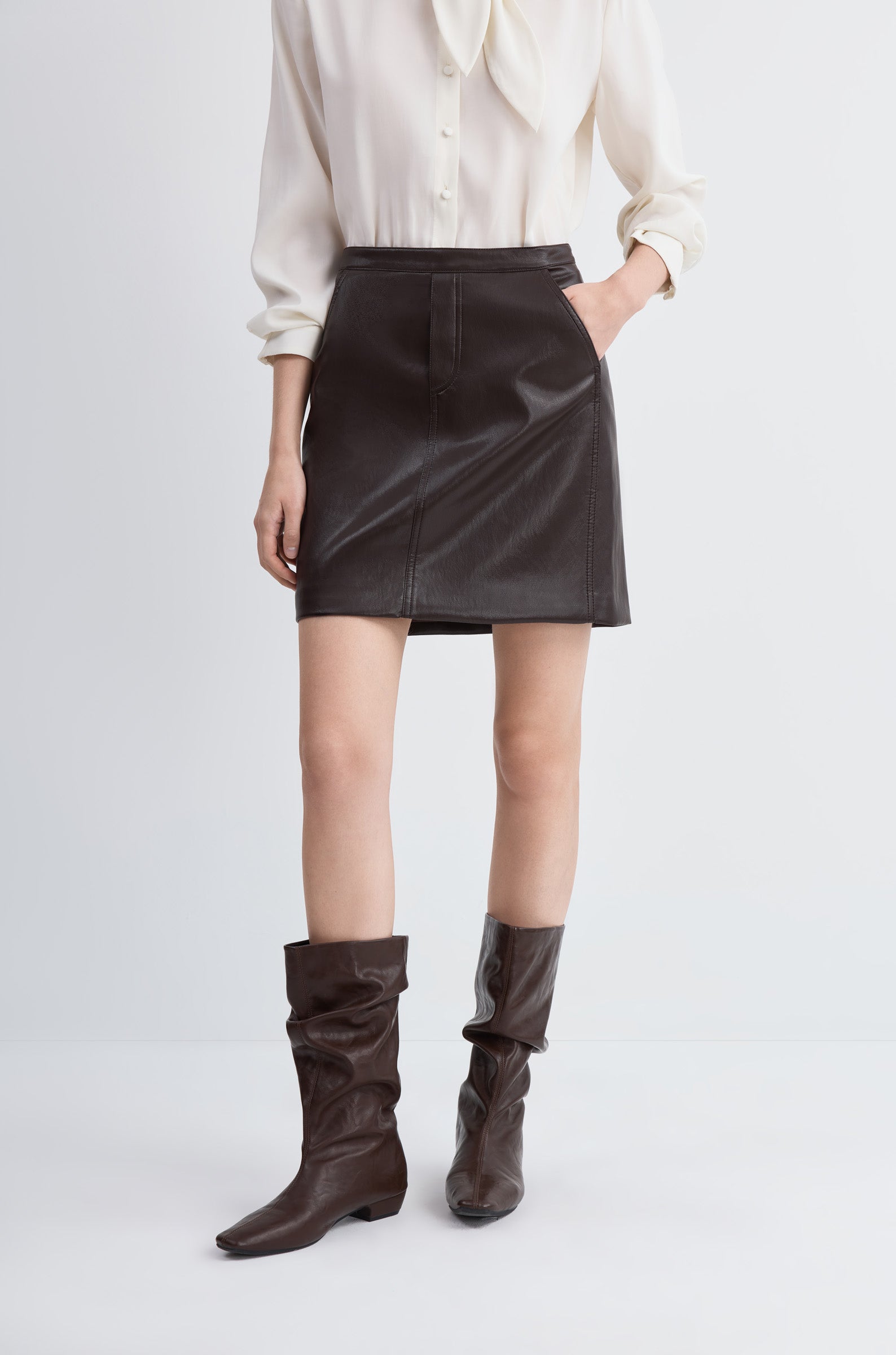 LILY Tailored A-Line Skirt by LILY STUDIO