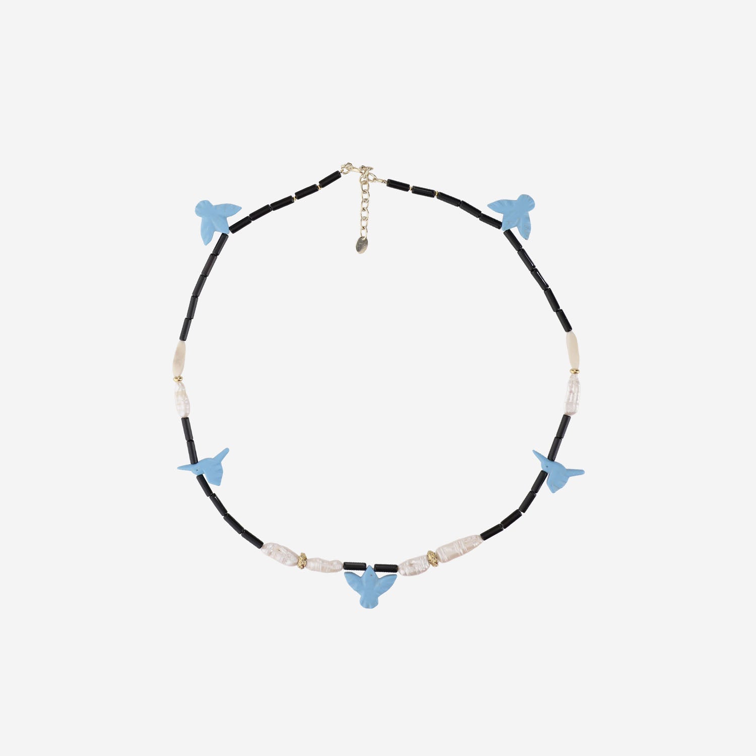 Lisa C Bird Pendant Necklace — Blue by Lisa C