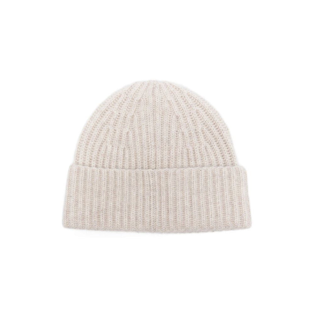 Lisa Yang 4022100 Ribbed Cashmere Winter Hat — Beige, view 2