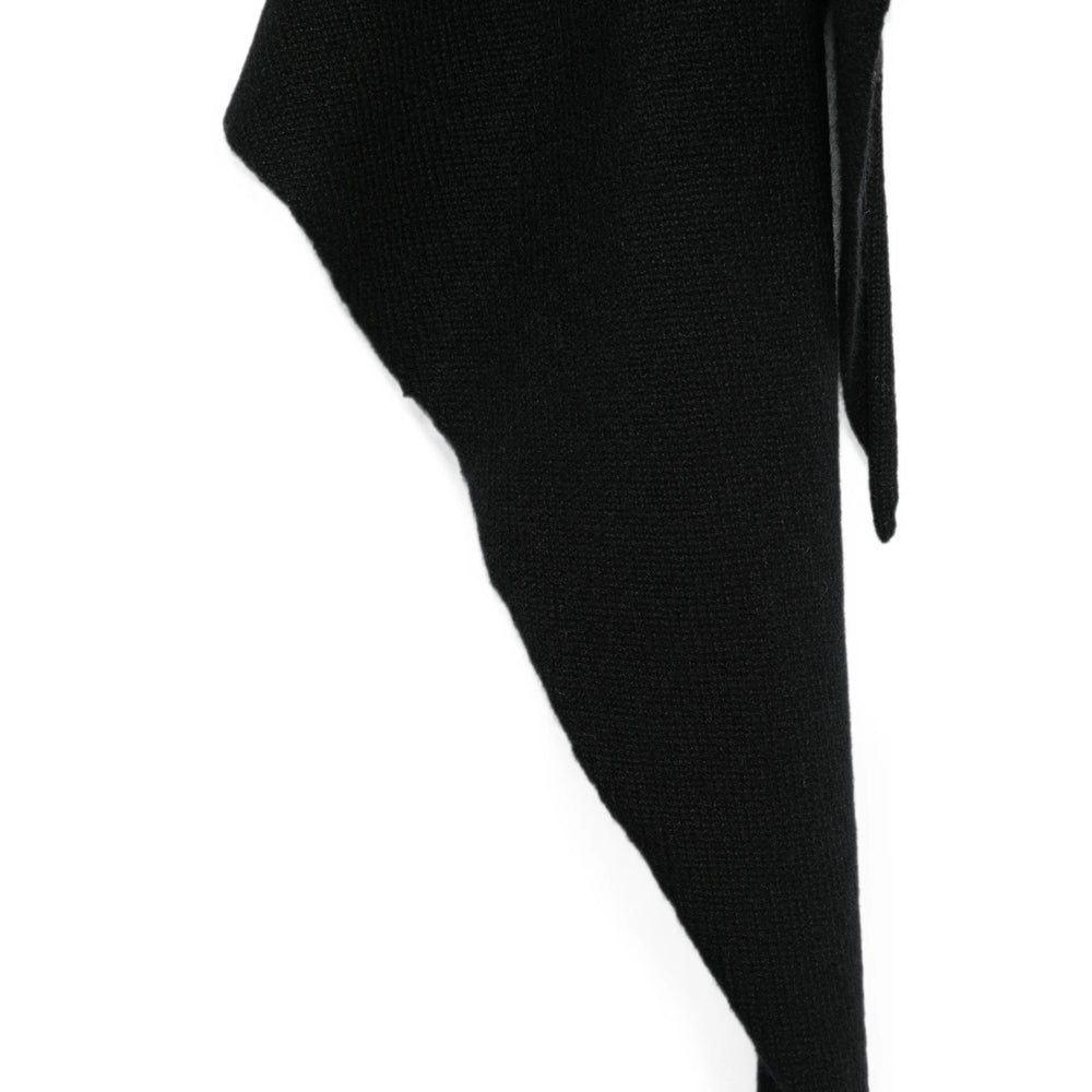 Lisa Yang Cashmere Triangular Scarf — Black, view 2