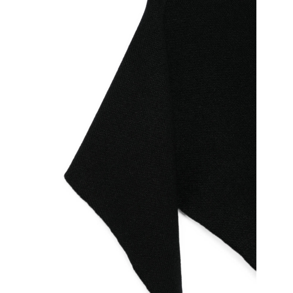 Lisa Yang Cashmere Triangular Scarf — Black, view 3