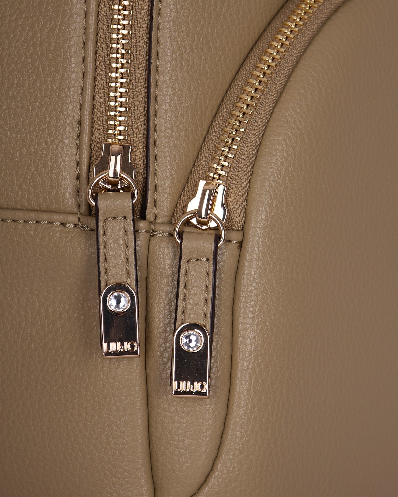 Liu Jo Eco-Leather Backpack — Beige, view 3