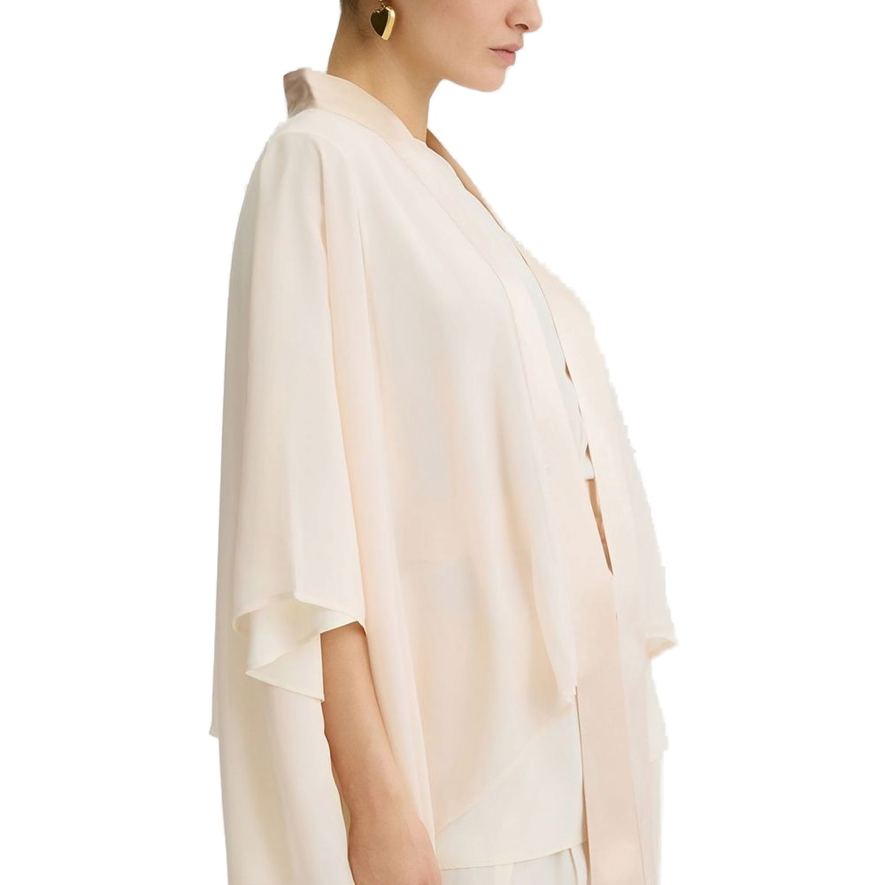 Liu Jo Lightweight Polyester Cape — Champagne, view 4