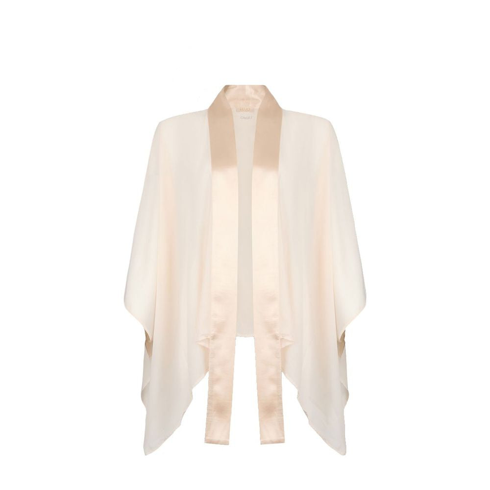 Liu Jo Lightweight Polyester Cape — Champagne, view 5