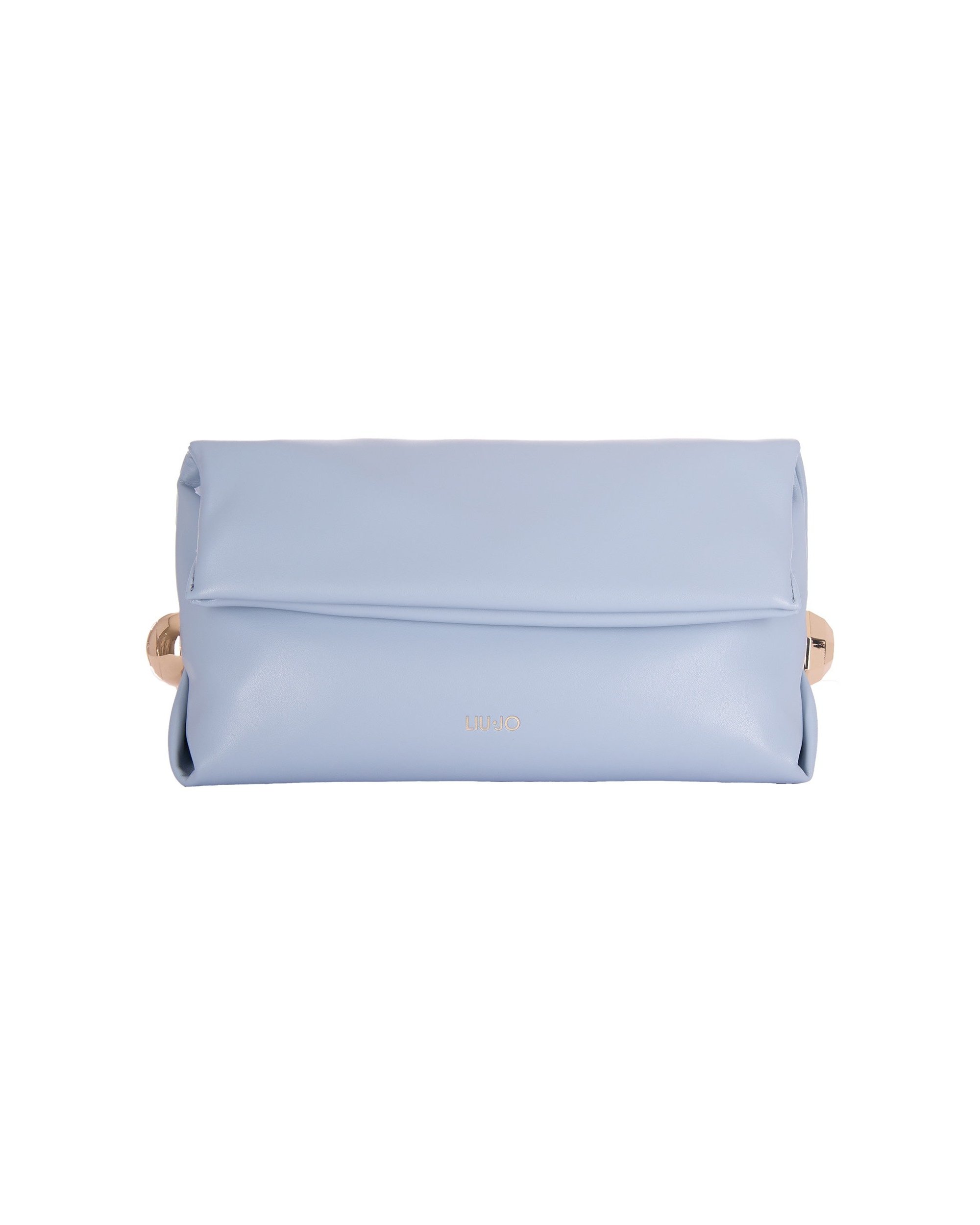 Liu Jo Foldable Faux Leather Clutch — Blue by Liu Jo