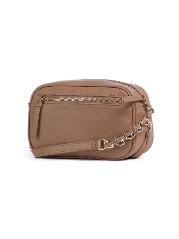 Liu Jo Structured Polyurethane Crossbody Bag — Beige, view 2