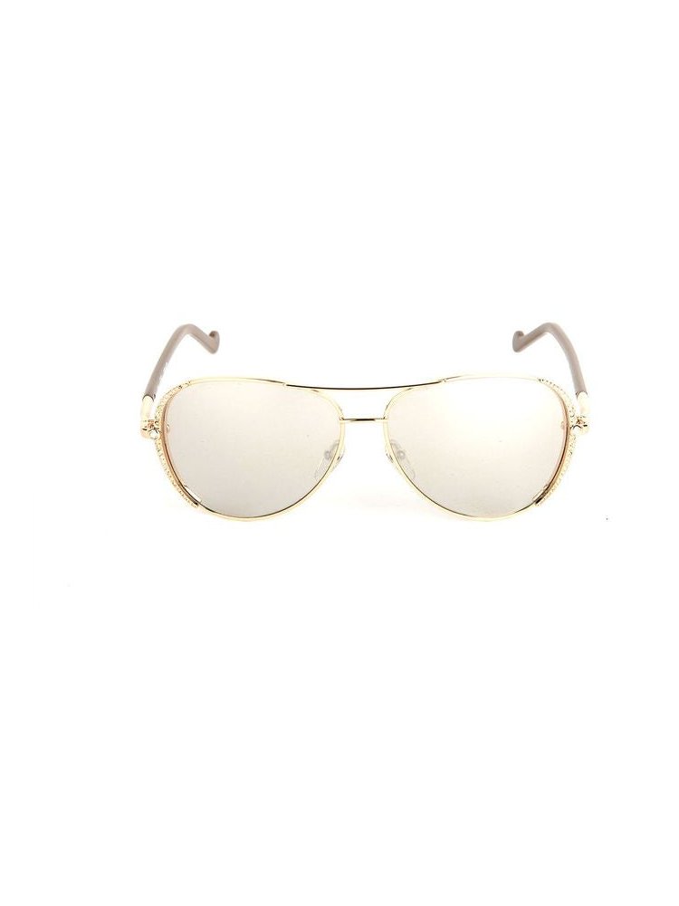 Liu Jo LJ102SR Metal Aviator Sunglasses — Gold, view 2