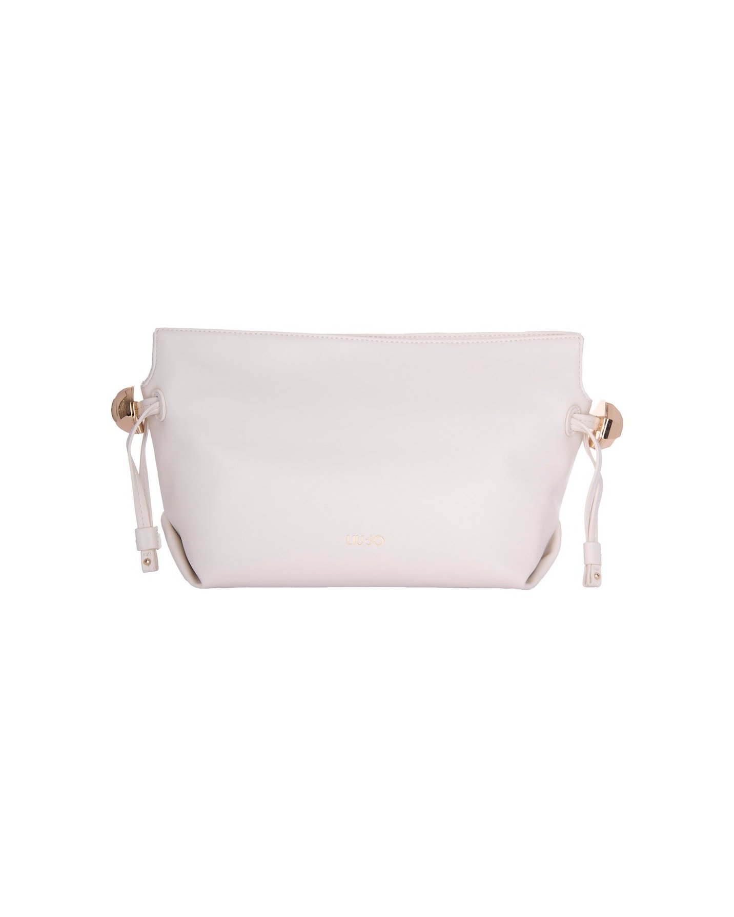 Liu Jo Chain-Strap Polyurethane Shoulder Bag — Beige by Liu Jo