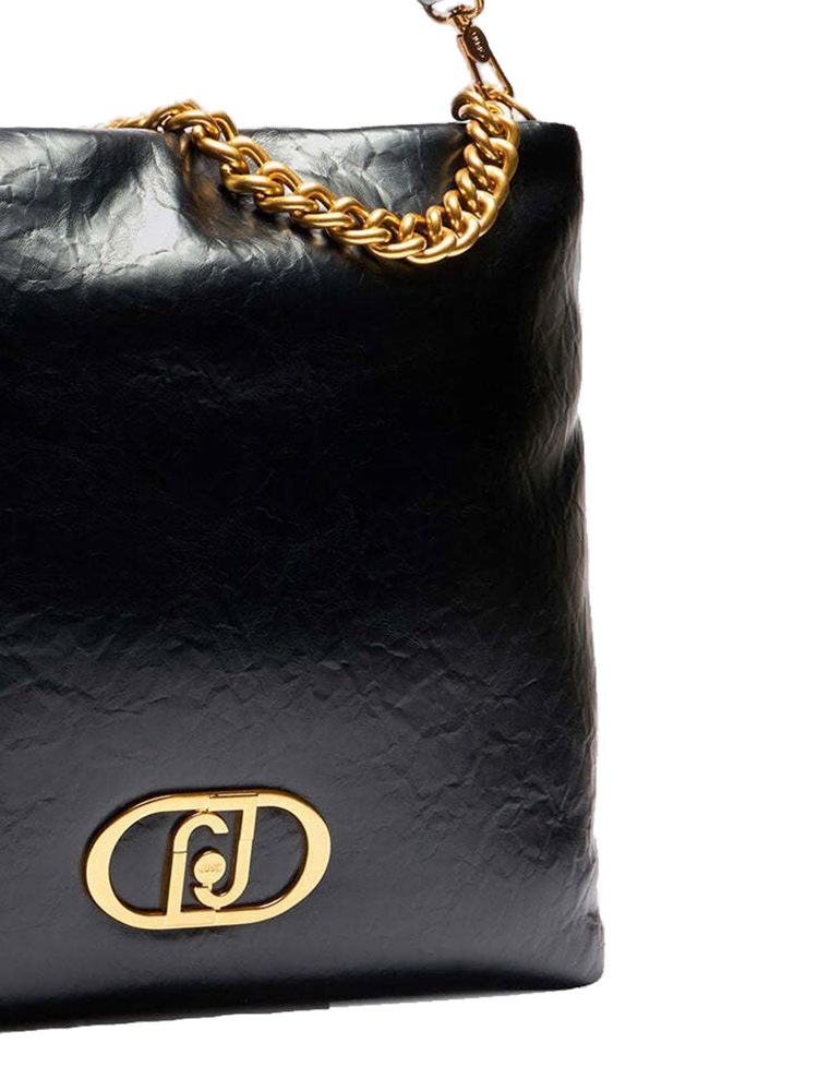 Liu Jo Polyurethane Hobo Shoulder Bag — Black, view 2