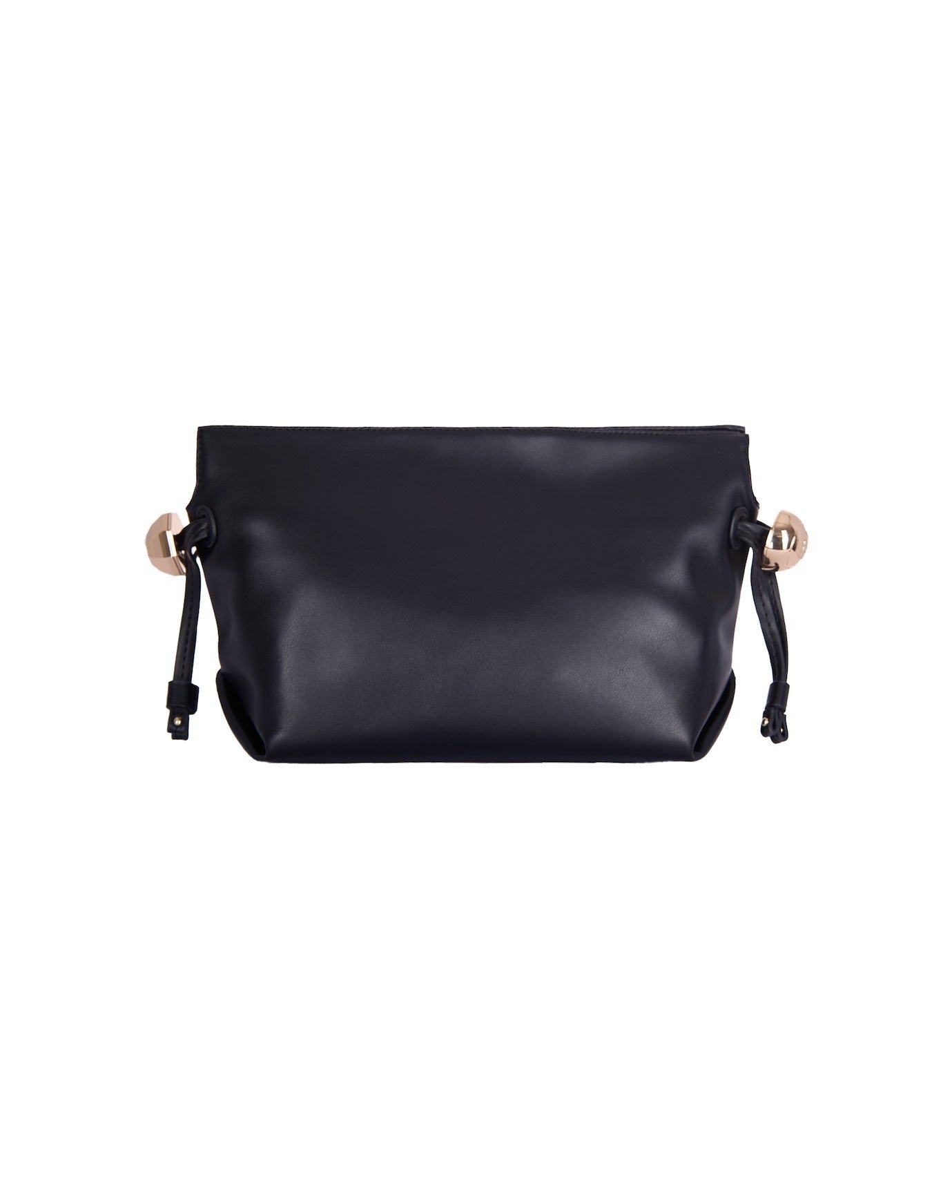 Liu Jo Eco-Leather with Woven Chain Strap Shoulder Bag — Black, view 2