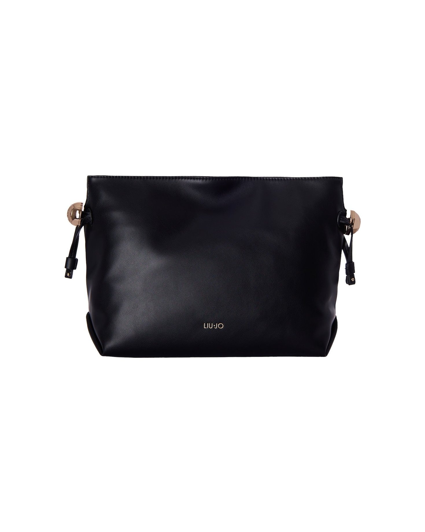Liu Jo Braided Chain Strap Shoulder Bag — Black by Liu Jo