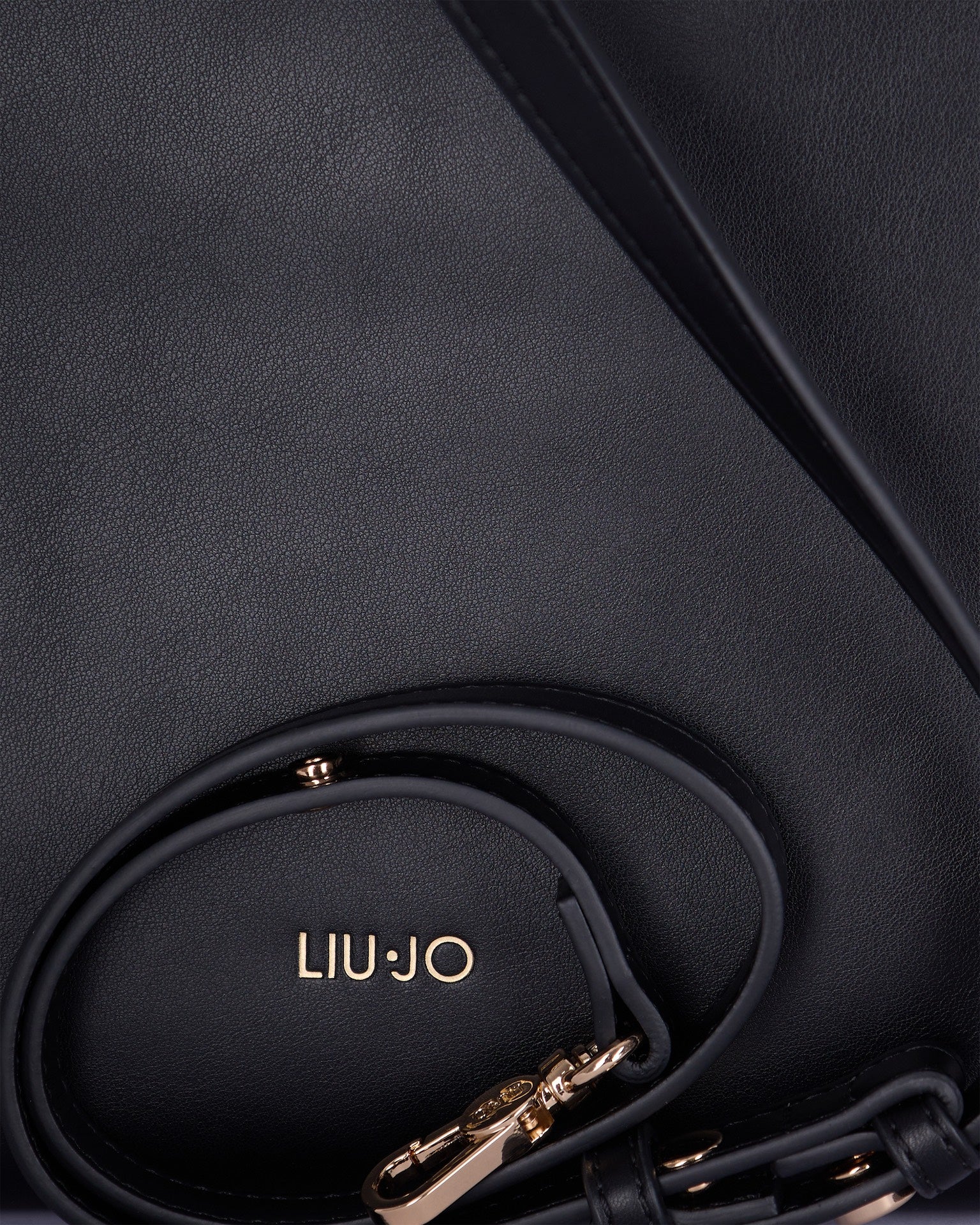 Liu Jo Braided Chain Strap Shoulder Bag — Black, view 3
