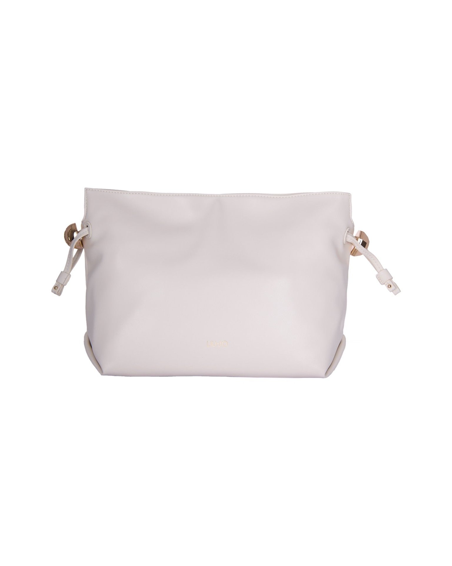 Liu Jo Braided Chain Eco-Leather Shoulder Bag — Cream by Liu Jo