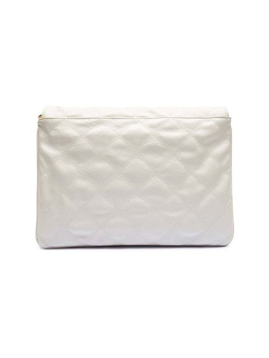 Liu Jo Quilted Polyurethane Shoulder Bag — White, view 2