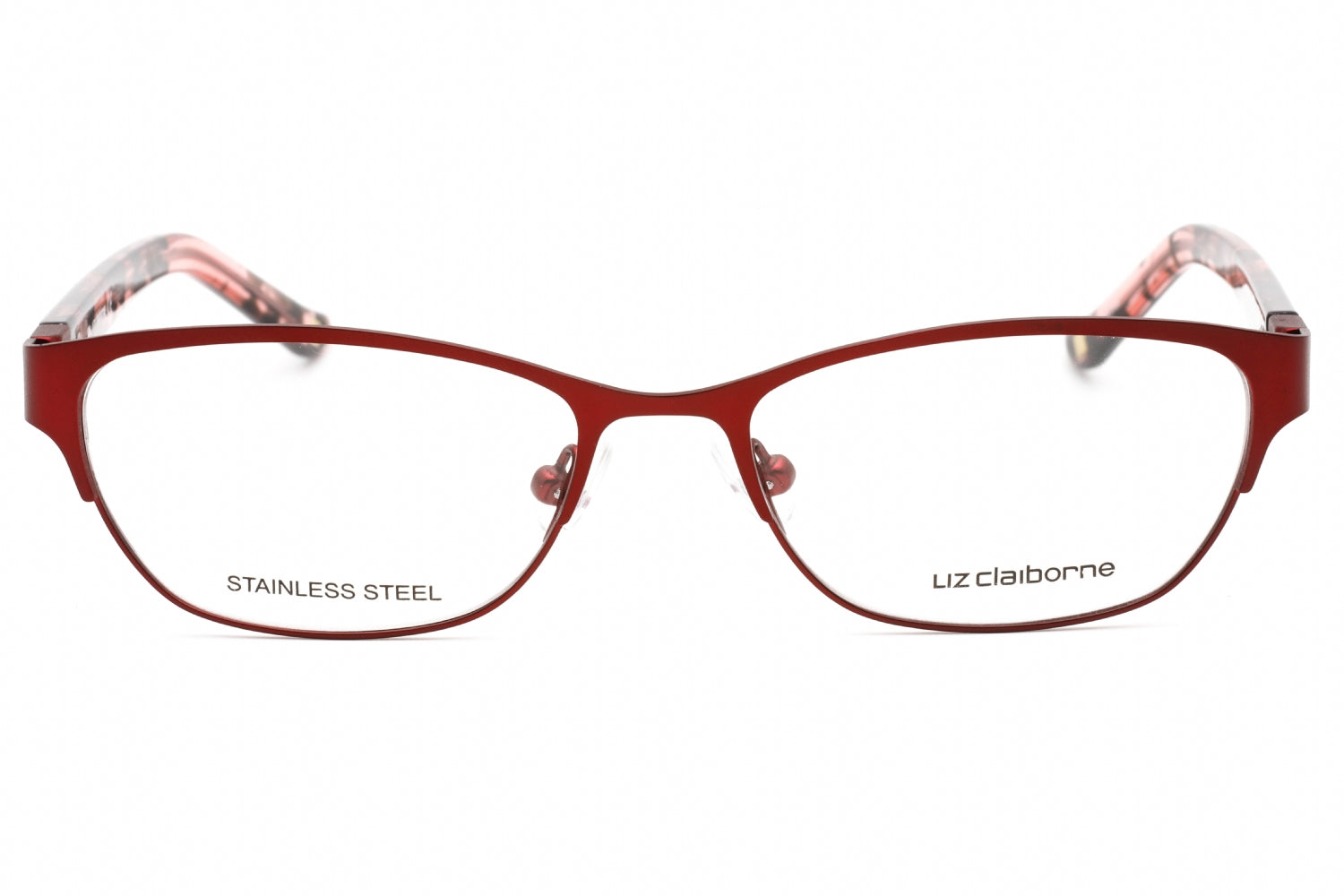 Liz Claiborne L439 Eyeglasses — Burgundy, view 2
